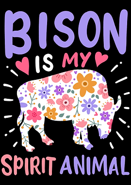 Bison Spirit Animal Bison