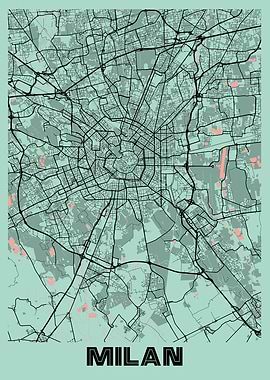 Milan Peony City Map