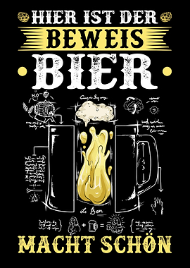 Biertrinker Hopfen Bier