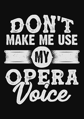 Opera Singer Design