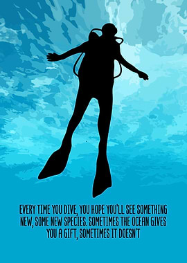 Scuba Diving Wall Art Deco
