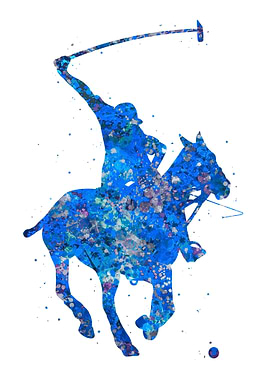 Polo sport blue art