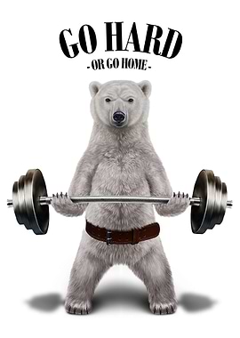 Polar Bear Weightlifting