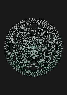 Mandala Line Art