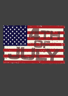 4th of July US flag