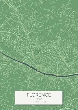 Florence Green Map