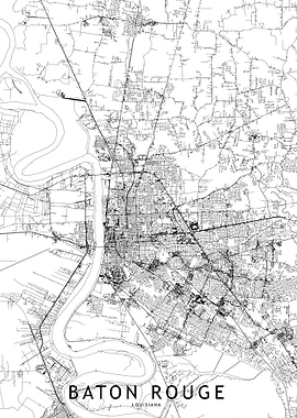 Baton Rouge Map