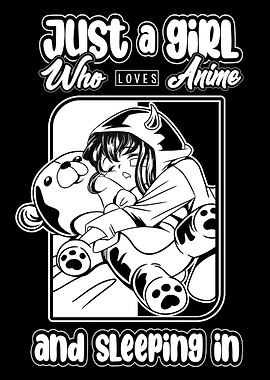 Sleeping Anime Girl Otaku