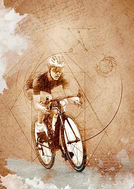 Cycling Bike sport art
