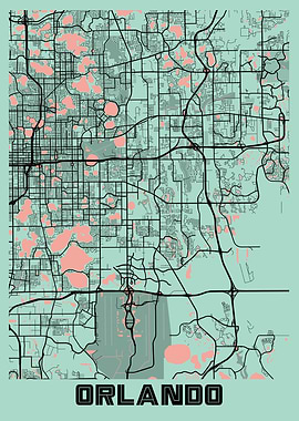 Orlando Peony City Map