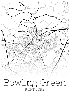 Bowling Green Kentucky map