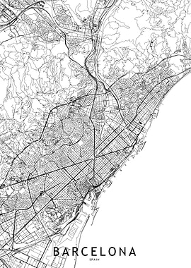 Barcelona Map