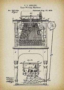 Type writing machine