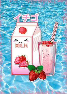 Strawberry Milk Poolside