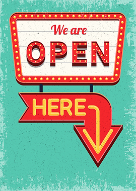 We are open
