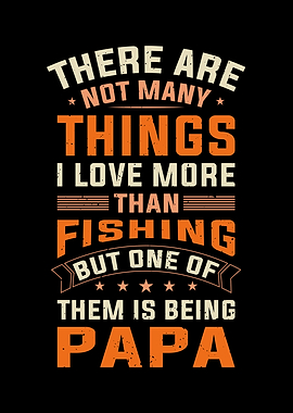 Angler Dad Saying Fathers
