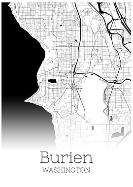 Burien Washington city map