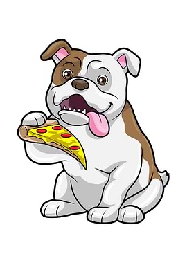 Bulldog Piece of Pizza