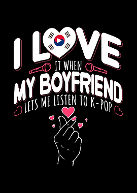 I Love Kpop Korean Heart
