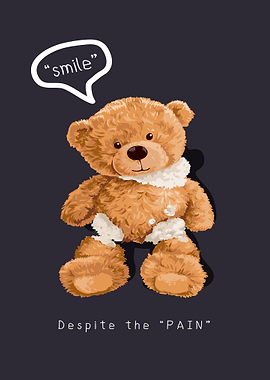 Smile despite the pain