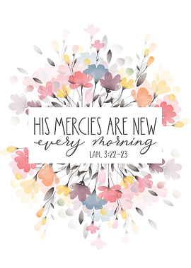 His Mercies are New