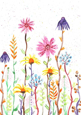 Delicate wildflowers