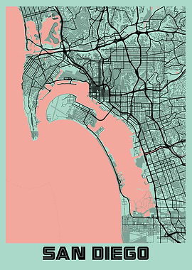 San Diego Peony City Map