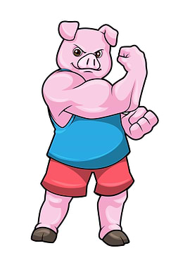 Pig Bodybuilding Sports