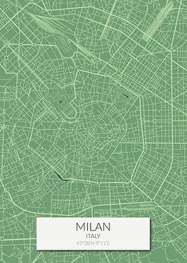 Milan Green Map