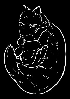 Hug Baby Cat Lover and Own