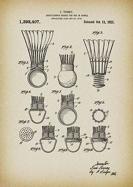 Shuttlecock patent