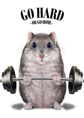 Hamster Weightlifting