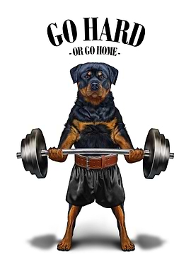 Rottweiler Weightlifting