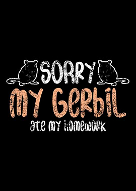 homework gerbil funny gerb
