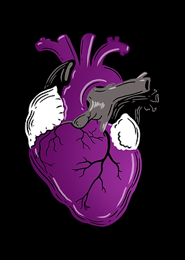 Heart Asexual Pride