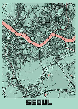 Seoul Peony City Map