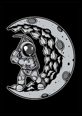 Astronaut Moon Digger