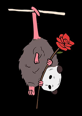 Flower Cute Climb Possum L
