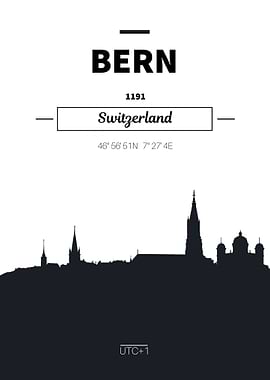 bern switzerland poster