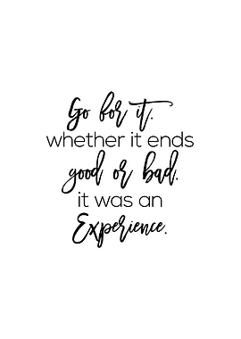 Life Experience Quote