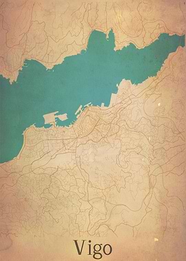 Vigo Spain City Map