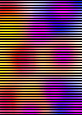 Illusion with lines design