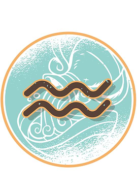 ZODIAC SYMBOL AQUARIUS
