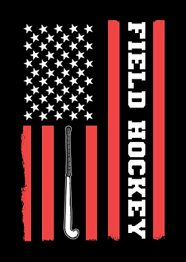 Field Hockey US Flag