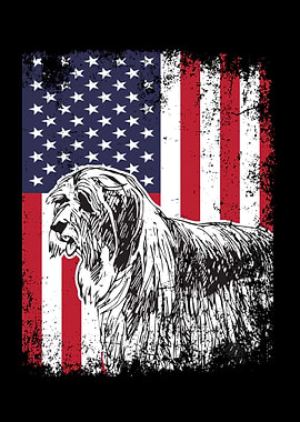 Bearded Collie Flag