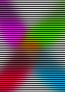 Colorful illusion design