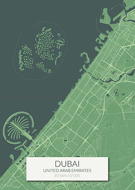 Dubai Green Map