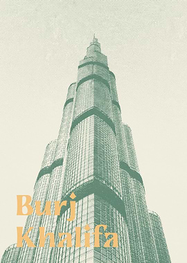 Retro Burj Khalifa