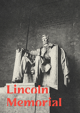 Retro Lincoln Memorial