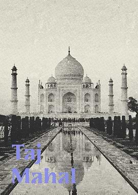 Retro Taj Mahal